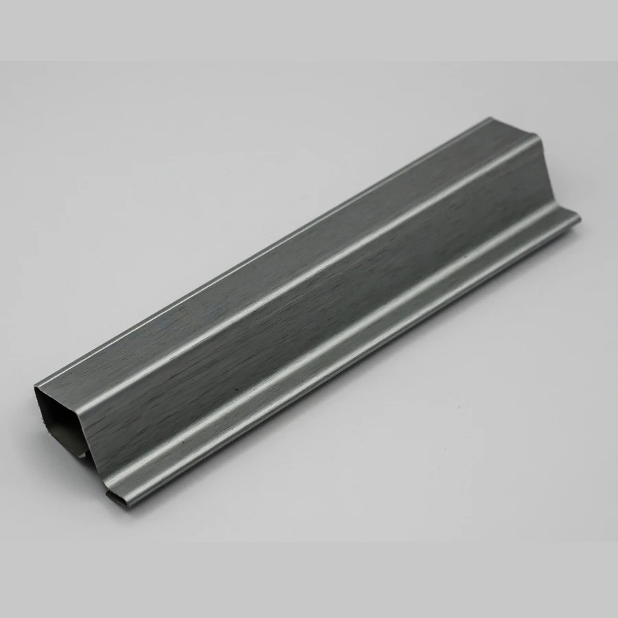 Brushed Aluminium steel profile
